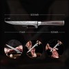 Ytuomzi Boning Knife 6-inch High Carbon German Steel Flexible Fillet