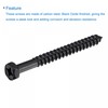 sourcing map Hex Lag Screws 1/4" x 2-1/2" Carbon Steel