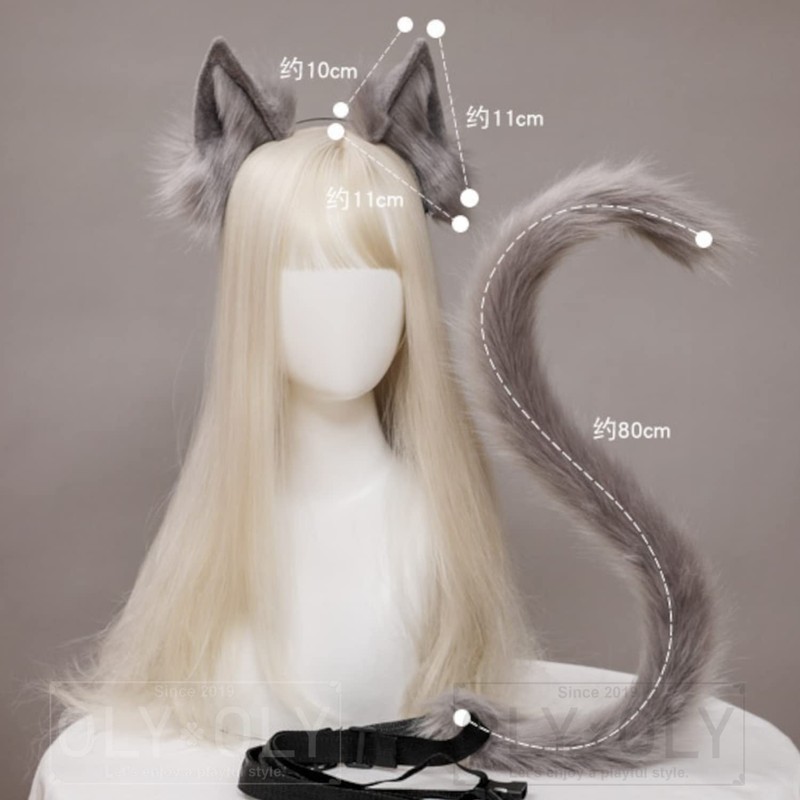 OLYOLY 2-piece Set, Halloween, Cute, Cosplay, Extra Large, Long, 31.5