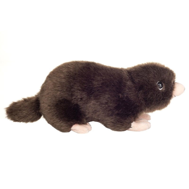 Teddy Hermann 92659 Mole 17 cm, Cuddly Toy, Plush Toy