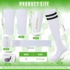 Arrowbash 10 Pcs Soccer Shin Guards Set Shin Pads, Sleeves,