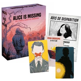Origames - Alice is Missing en français - Jeu de rôle et d’enquête en Silence - Communication par Message texte - Enquête Narrative immersive - Rôle-Playing - 3 à 5 joueurs - 16 ans et Plus - 15050