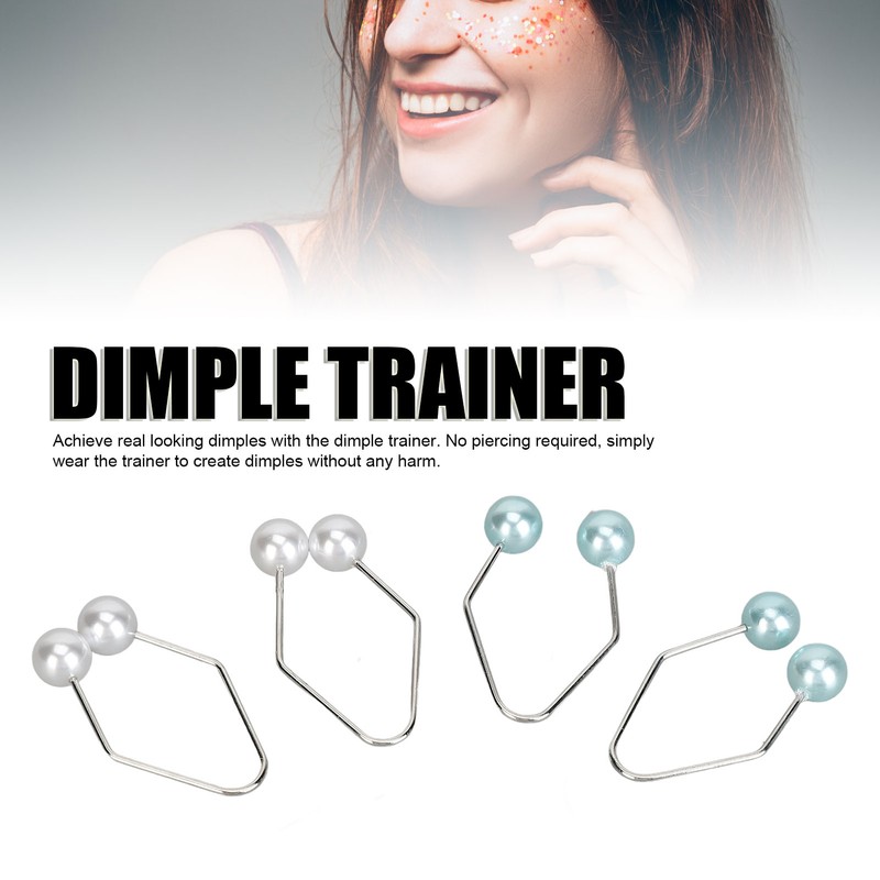 2 Pairs Dimple Trainer Stainless Steel Easy to Wear Develop