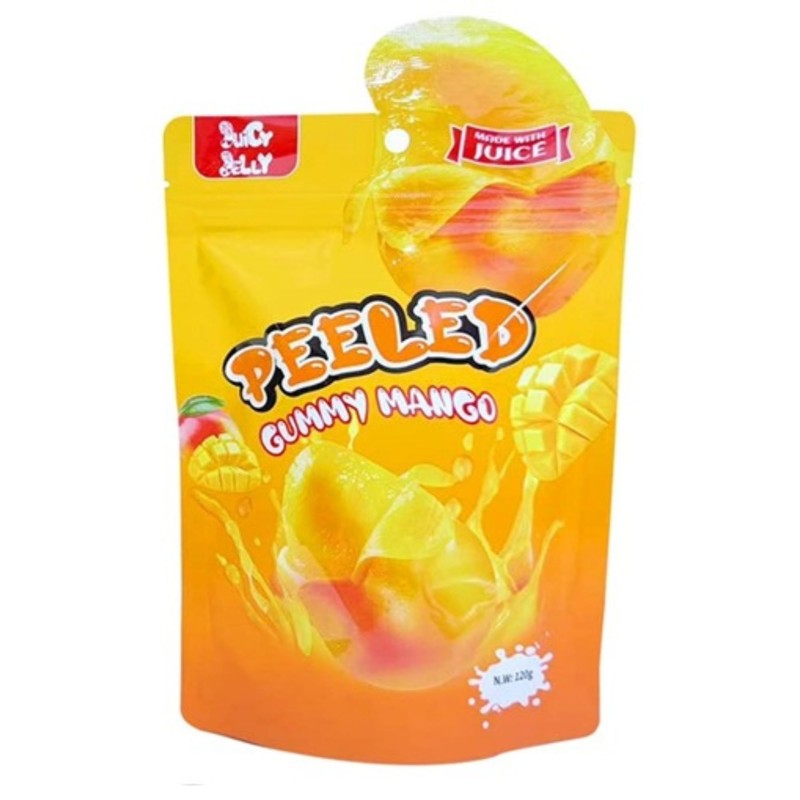 Juicy Jelly Peeled Gummy Mango 120g - 2 Pack 93009002277566-9309002277566