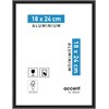 accent by nielsen Bilderrahmen, 18 x 24 cm, Aluminium, Schwarz