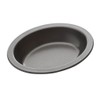 MASTERPRO MPHB74 Oval Pie Dish, Carbon Steel/Black