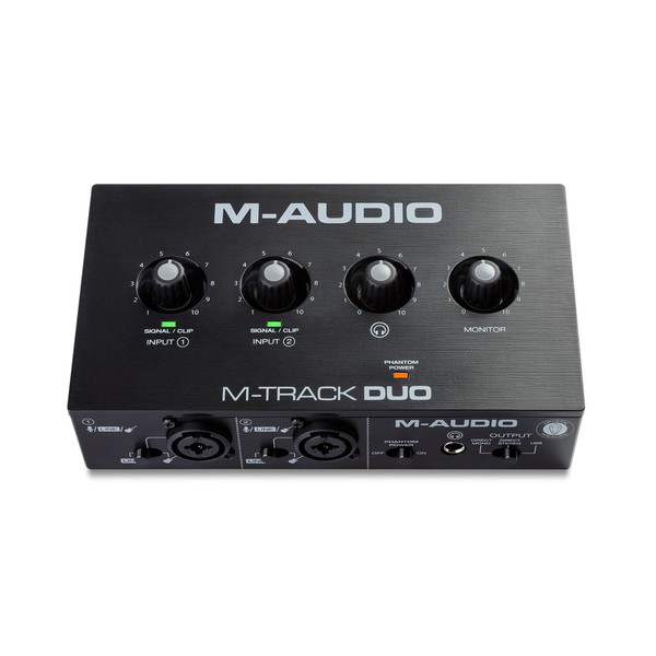M-Audio M-Track Duo – USB Audio Interface for Recording, Streaming