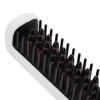 Hair Straightener Brush USB Rechargeable Hair Straightening Curling Brush Pearl
