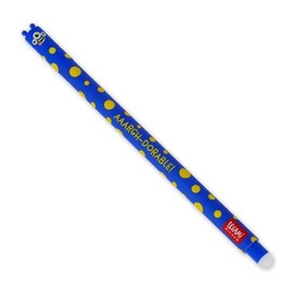 LEGAMI - Erasable Gel Pen, Ball on the End to Remove Blue Thermosensitive Ink, Tip Diameter 0.7 mm - MONSTER Theme