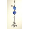Trace Ellements Paris France Brilliant Cobalt Blue Glass & Silver