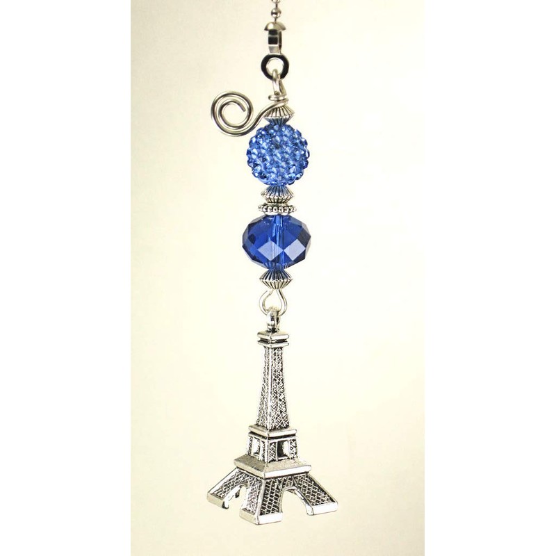 Trace Ellements Paris France Brilliant Cobalt Blue Glass & Silver