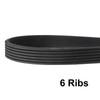 QUARKZMAN 6PK1085 V-Ribbed Belt, 6 Ribs, 1085 mm Length x