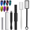 JERCLITY 6 Pieces Cat Eye Magnet for Nails Double-Head Nail