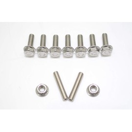 1320 Performance Stainless Exhaust manifold Stud Studs Bolt Kit B D H F GSR Si b16 b18c b18b ITR (11pc - Bolt & Nut)