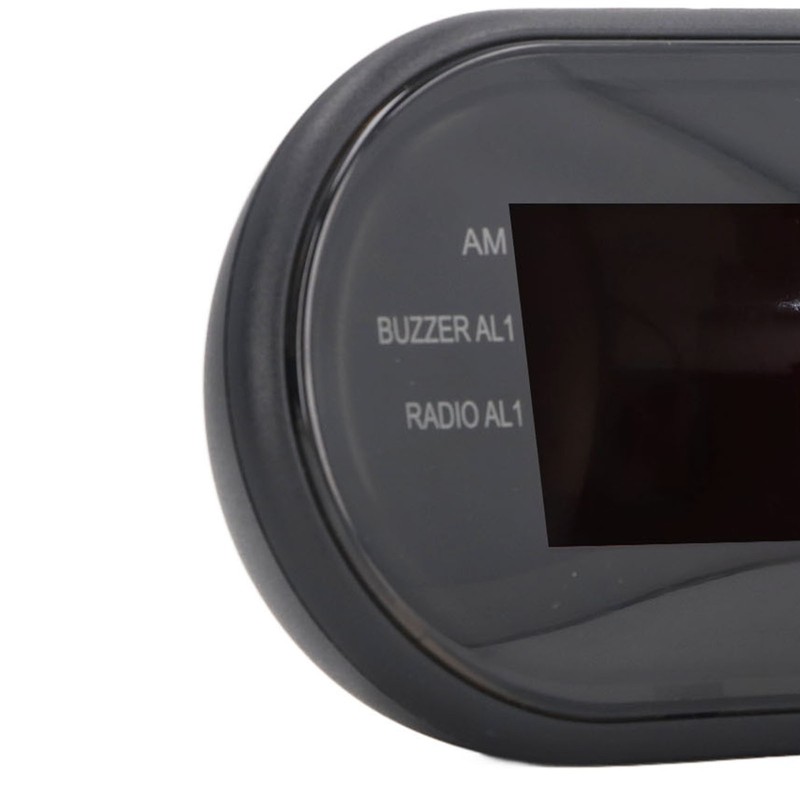 Digital Alarm Clock Bedroom Large Display AM FM Radio LED