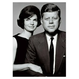 PRESIDENT JOHN F. KENNEDY & FIRST LADY JACQUELINE ONASSIS 5X7 PHOTOGRAPH REPRINT