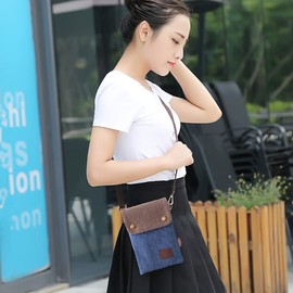 TOEDNNQI Smartphone Pouch, Smartphone Bag, Mobile Bag, Mini Shoulder Bag, Smartphone Pouch, Crossbody Hanging, Gadget Pouch, Smartphone Coins, Keys, Small Items, Mini Bag, Wallet Bag, Canvas, Unisex