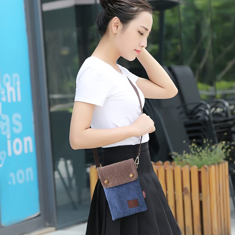 TOEDNNQI Smartphone Pouch, Smartphone Bag, Mobile Bag, Mini Shoulder Bag,
