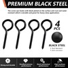 Farady 5 Inch Eye Hooks Heavy Duty Black Eye Bolt