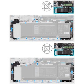 Deal4GO Internal Speaker J8FHX V56PM Replacement for Dell Inspiron 3510 3511 3515 3520 3525 Vostro 3510 3515 3520