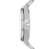 Fossil Men's Harlow Linear Texture Chain Necklace, Stainless steel, No