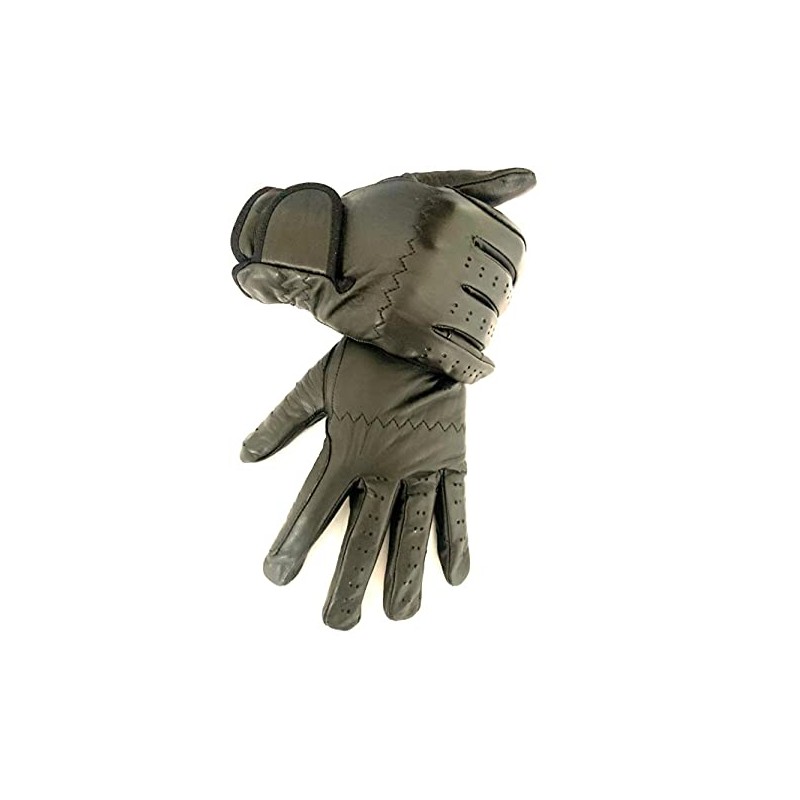 Horse Riding MEN'S Gloves All Leather 100% Real Leather TAN