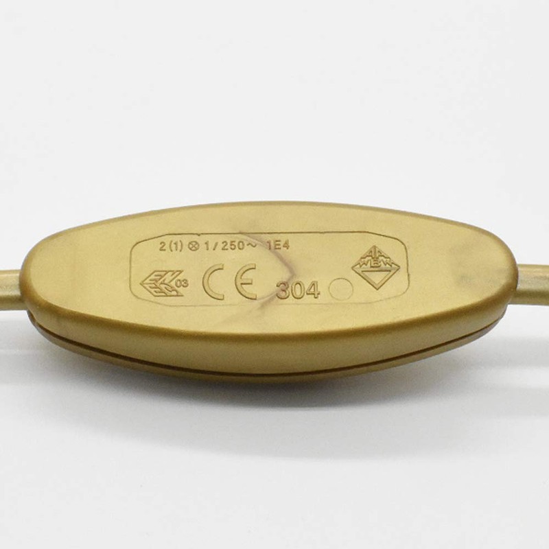 1.5 m Gold Connection Cable with Euro Plug and Cord