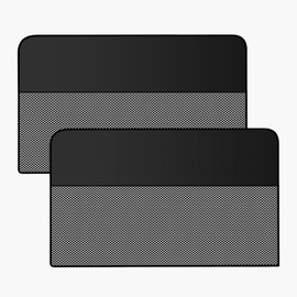 Pack of 2 80 x 48 cm Sun Protection Rear Window Car Sun Protection Car Baby, Magnetic Half Blackout and Half Transparent Sun Visor, UV Protection Back Side Window Curtain for Children and Pets