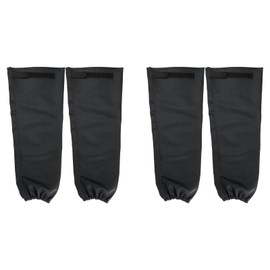 sourcing map 2 Set Welding Sleeves 20" Flame Retardant Cotton Welding Work Sleeves Fit Men and Women Heat Resistant Arm Protection Gardening Sleeve for Welding Machining Metal Handling, Black