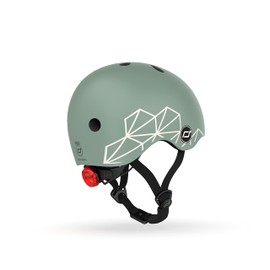 Scoot & Ride Unisex Youth Graphics Scoot and Ride Helmet XS Lifestyle Green Lines, Green Lines, XXS-S (45-51 cm)