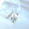MOSURNSJWY Heart Cremation Urn Necklaces Ashes Jewelry for Women Men
