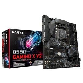 GIGABYTE Gigabyte B550 Gaming X V2 (AMD Ryzen 5000/B550/ATX/M.2/HDMI/DVI/USB 3.1 Gen 2/DDR4/ATX/Gaming Motherboard), 128 GB