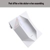 kaxilu White Gift Boxes with Ribbon Foldable Boxes Set of