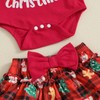 mlpeerw My First Christmas Baby Girl Outfit Newborn 1st Christmas
