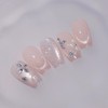 Pearl Drop Handmade Nail Tips - Almond Long / 펄드롭