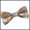 White Fang NC041 Men's Bow Tie, Plaid Pattern, Polyester, Formal,