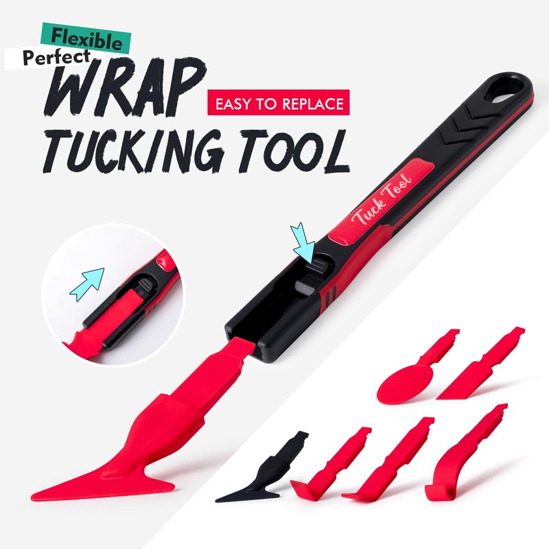 FOSHIO 7 in 1 Vinyl Wrap Tools for Tucking into