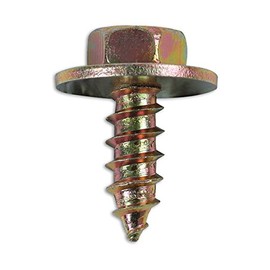 Connect 36616 Metal Trim Fastener Screw with captive washer 6.3 x 19 10pc