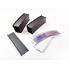 20 Magnetic Label Holders 40 x 150mm Pre-Cut C Profile