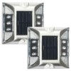 Solar Light, Road Tack, Flashing Light, White, LED, Charging, Roadway