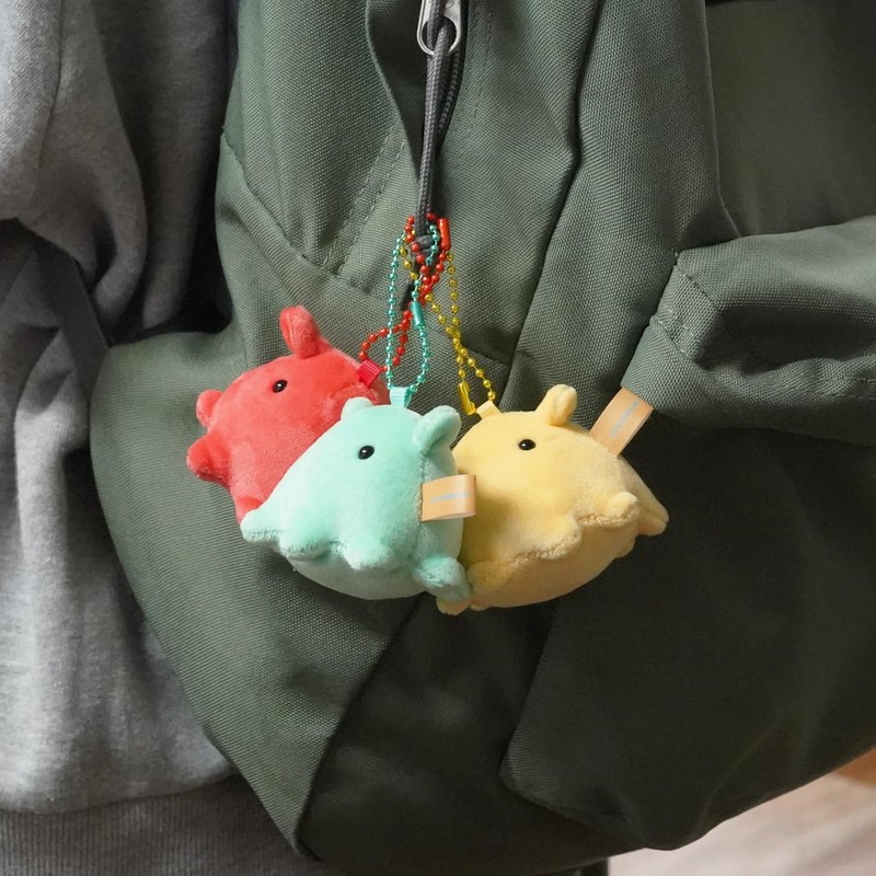 Punyumen Mendaco Plush Toy Mascot with Keychain 6cm Small Cute