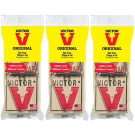 Victor Metal Pedal Rat Trap - M201 (Pack of 3)