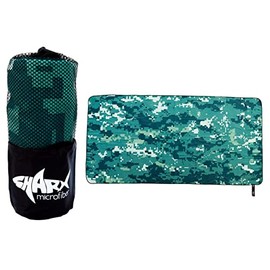 SHARX Toalla Deportiva Grande de Microfibra | Absorbente y fácil de Lavar | Ideal para Deportes y Actividades al Aire Libre | 80 x 160 cm