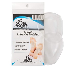 Soul Insole Premium Metatarsal Pad, Self-Sticking and Re-Usable