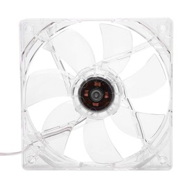 Ventilador de refrigeración de la CPU, 12cm USB LED Ventilador de enfriamiento de luz colorida transparente PC Computadora Ventilador de refrigeración de la CPU 5V Puerto USB para computadora
