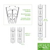 Achla Designs Downspout Wrought Iron Garden Trellis