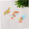 NUOBESTY 300pcs Circle Knitting Stitch Markers Set Crochet Marker Ring