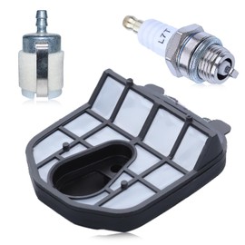 Atunee A226001090 CS490 Air Filter for Echo CS390 CS-490 CS-4910 CS-500P CS501 CS-501P 491S 390SX 501SX Chainsaw with Fuel Filter Spark Plug Replace for 90174Y