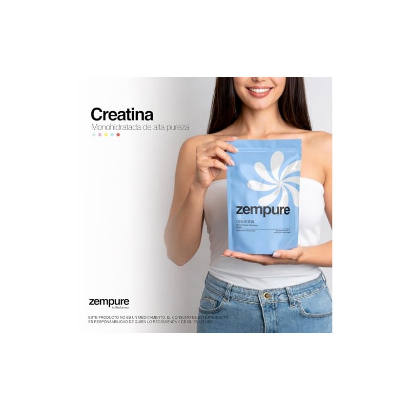 Creatina Monohidratada Alta Pureza | Sin Excipientes | Bolsa Doypack