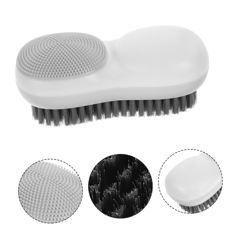 SAFIGLE Lovely Dual Sided Laundry Scrub Brush Multi Functional Soft